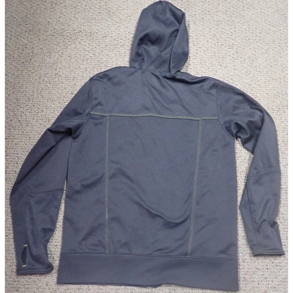 The North Face Hoodie Mens Medium Gray Excellent Mountain Athletics Full Zip